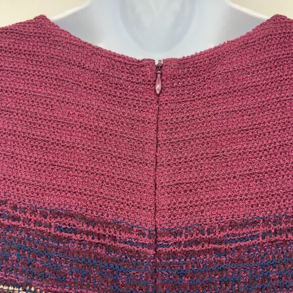 ST. JOHN Wool Blend Printed Knee Length Dress Size 8 - Picture 4 of 8